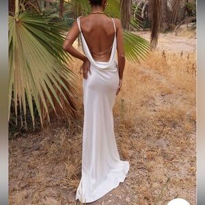 Rat and Boa Ophelia Dress in White